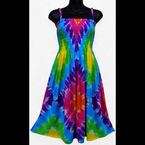 Diamond Rainbow Sun Dress-Dresses-Peaceful People