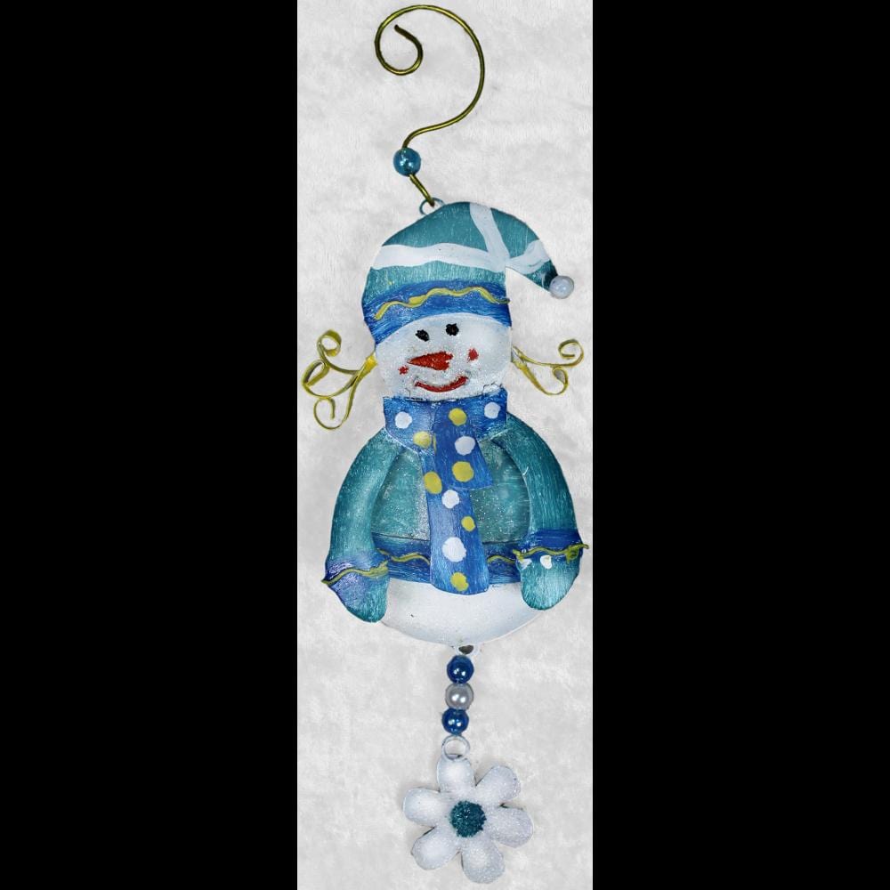 Set of 12 Snow Girl Ornaments (1.78 each)-Handicrafts-Peaceful People