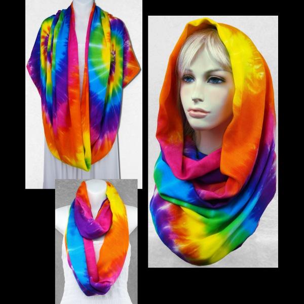 Tie dye scarves wholesale new arrivals