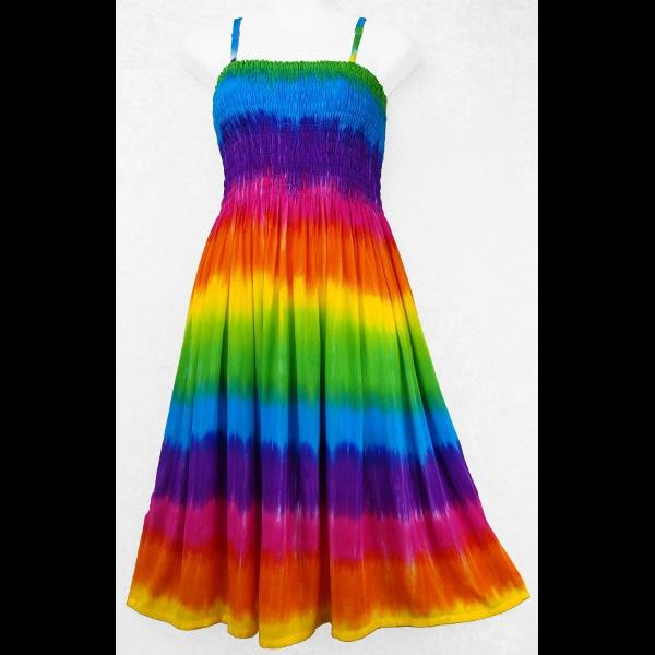Prism Rainbow Sun Dress-Dresses-Peaceful People