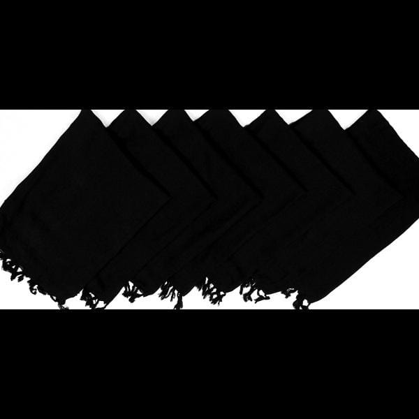 Solid Black Sarongs-Sarongs-Peaceful People