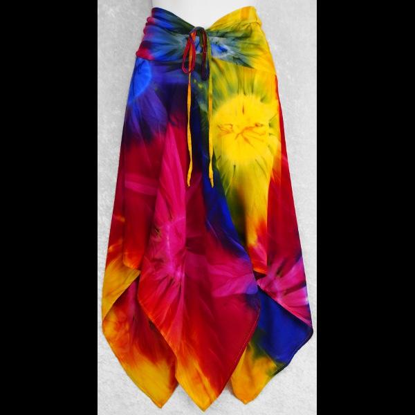 Tie-Dye Convertible Top/Skirt-Tops-Peaceful People