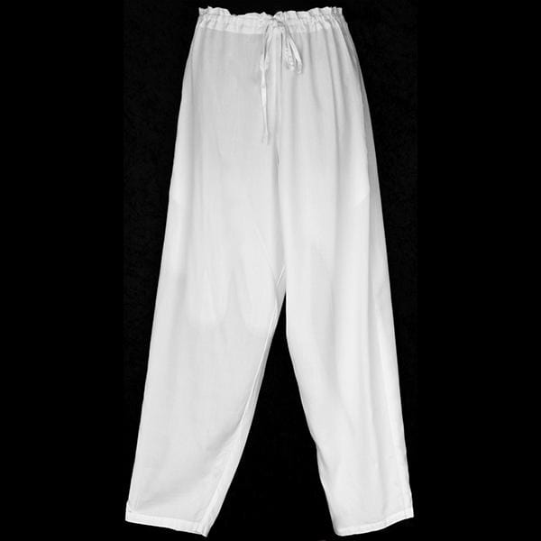 Premium White Drawstring Pants-Pants-Peaceful People